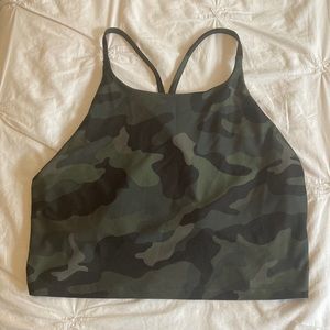 Camo Old Navy Long Line Sports Bra/Tank Top